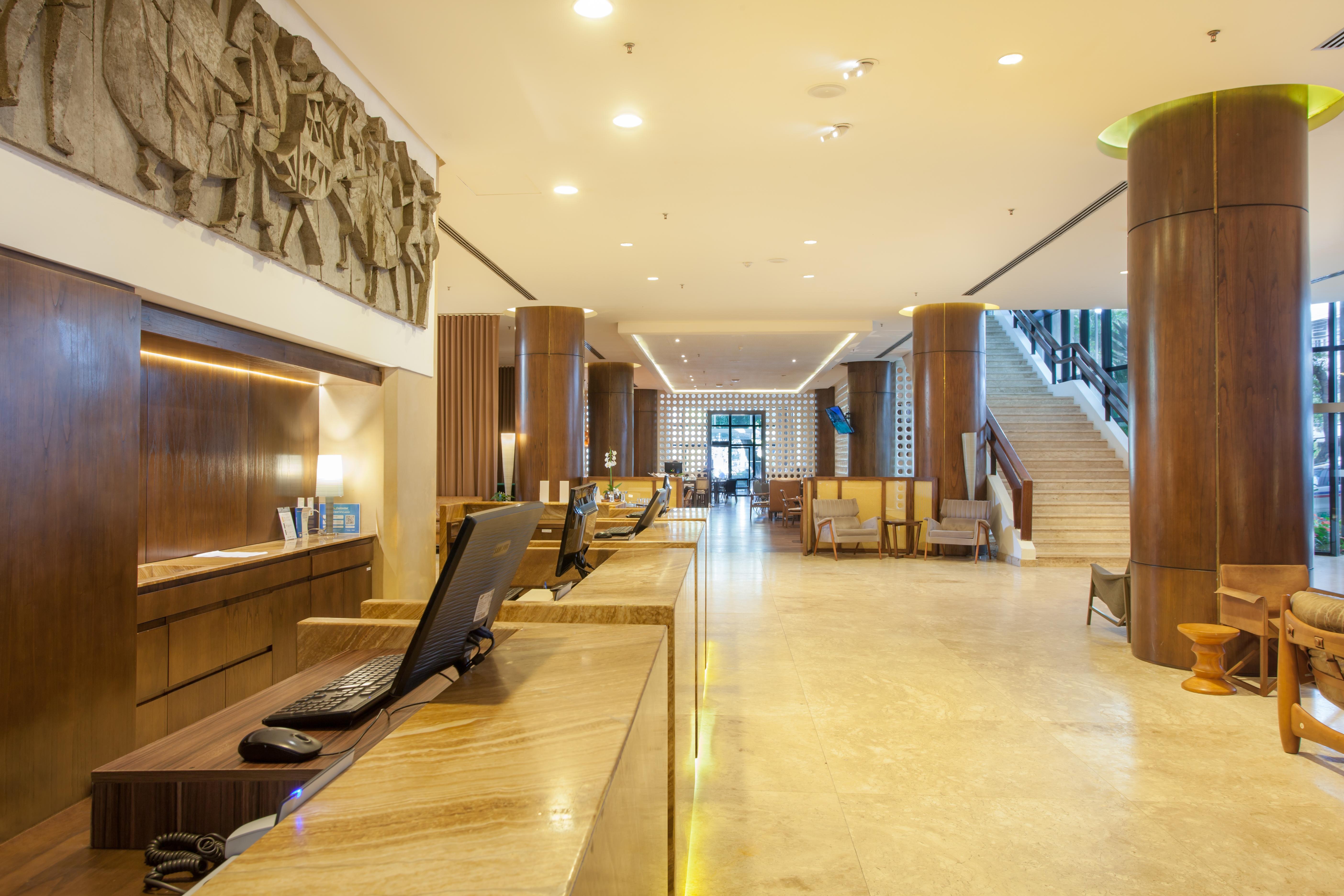 Wish Hotel Da Bahia Σαλβαντόρ Εξωτερικό φωτογραφία The lobby of the hotel